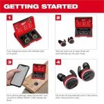Milwaukee REDLITHIUM Bluetooth Jobsite Ear Buds