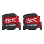 Milwaukee 25 ft. Magnetic Tape Measure - 2-Pack