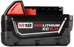 Milwaukee M18 Redlithium 5.0Ah Battery Pack