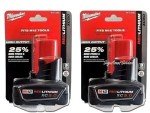 Milwaukee 12V High Output 5Ah Battery 2-Pack
