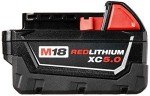 Milwaukee M18 Redlithium 5.0Ah Battery Pack