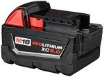 Milwaukee M18 Redlithium 5.0Ah Battery Pack