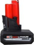 Milwaukee 12V High Output 5Ah Battery 2-Pack