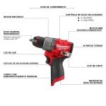 Milwaukee 12V Fuel Cordless 1/2" Hammer Drill