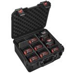 Milwaukee Battery Storage Case with Adjustable Dividers