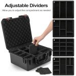 Milwaukee Battery Storage Case with Adjustable Dividers
