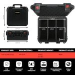 Milwaukee Battery Storage Case with Adjustable Dividers