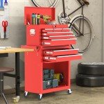 Large 8-Drawer Rolling Tool Chest with Lock