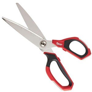 Milwaukee Large-Looped Jobsite Scissors with Ruler