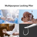 2 Pack Locking Pliers with Serrated Jaws