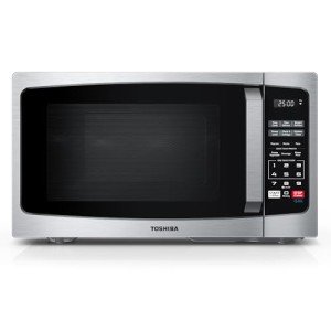TOSHIBA 0.9 Cu Ft Stainless Steel Microwave Oven
