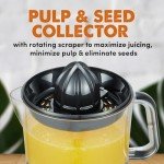 Compact Electric Citrus Juicer with Pulp Control