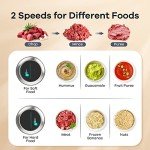 Electric Food Processor with Meat Grinder and 2 Bowls