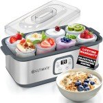 Adjustable Temperature Probiotic Yogurt Maker - Lifetime Warranty