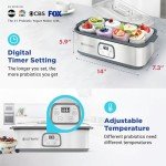 Adjustable Temperature Probiotic Yogurt Maker - Lifetime Warranty