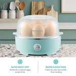 Elite Gourmet 7-Egg Automatic Egg Cooker - Mint