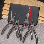 WISEUP Heavy Duty Snap Ring Pliers Set - 4PCS
