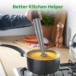 1100W Corded Handheld Immersion Blender with Accessories