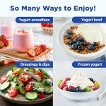 Adjustable Temperature Probiotic Yogurt Maker - Lifetime Warranty