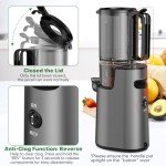 Cold Press Masticating Juicer with Wide Feed Chute