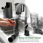 Cold Press Masticating Juicer with Wide Feed Chute