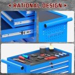 Portable 7-Drawer Rolling Tool Chest in Blue