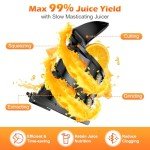 Cold Press Juicer with Extra Large Feed Chute