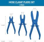 YanTone 6-Piece Hose Clamp Pliers Set