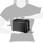 Cool Touch Toaster with 6 Settings and Wide Slots