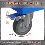 Portable 7-Drawer Rolling Tool Chest in Blue