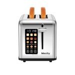 Mecity 2-Slice Touch Screen Stainless Steel Toaster