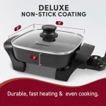Elite Gourmet 8” Non-Stick Electric Skillet