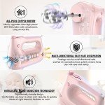 GUALIU Handheld Electric Mixer with Whisk & Dough Hook