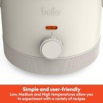 Bella 1.5 Qt Slow Cooker with Manual Heat Control