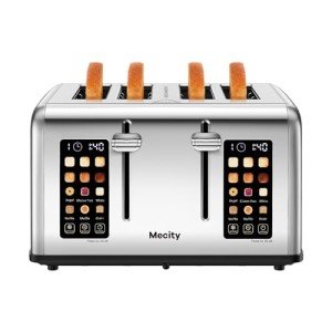 Mecity Smart Touchscreen 4-Slice Toaster