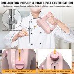 GUALIU Handheld Electric Mixer with Whisk & Dough Hook