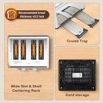 Mecity Touchscreen 4-Slice Stainless Steel Toaster