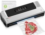 Bonsenkitchen Vacuum Sealer with 40 Bags, Silver