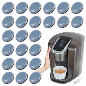 24 PCS Self-Adhesive Appliance Sliders for Easy Movement