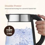 Fast-Heating Electric Kettle for Coffee and Tea