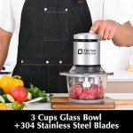 Mini Food Processor and Meat Grinder, 400W