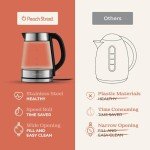 Fast-Heating Electric Kettle for Coffee and Tea