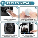 24 PCS Kitchen Appliance Sliders - Easy Move Gadgets