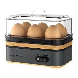Evoloop Electric Egg Cooker for 6 Eggs