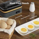 Evoloop Electric Egg Cooker for 6 Eggs
