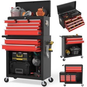 Wanmwill 8-Drawer Rolling Tool Chest with Toolbox