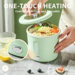 Zelarca 1L Electric Mini Ramen Cooker