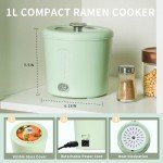 Zelarca 1L Electric Mini Ramen Cooker
