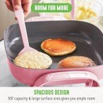 GreenLife 12" 5QT Electric Skillet - Pink