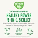 GreenLife 12" 5QT Electric Skillet - Pink